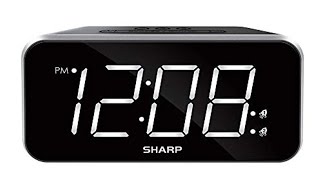 Sharp Digital Alarm Clock – How To Set Time [upl. by Naihtsirc]