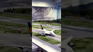 ✈️ Airbus A320200 Médecins Sans Frontières MSF Takeoff at Miniatur Wunderland planespotting [upl. by Emyle]