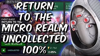 Return To The Micro Realm Uncollected 100  AntMan amp The Wasp  Marvel Contest Of Champions [upl. by Yanrahc352]