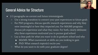 Personal Statement Writing Workshop for MAMSPhD Applications [upl. by Vick]