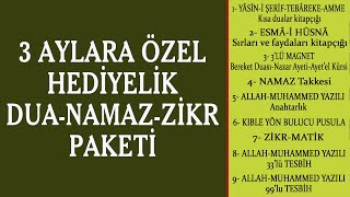 ♦ 3 AYLARA ÖZEL HEDİYELİK DUANAMAZZİKR PAKETİ ♦ [upl. by Ellenwahs]