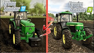 Farming Simulator 2025 VS Farming Simulator 2022  Direct Comparison [upl. by Ailina233]