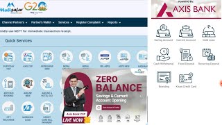 mobisafar axis bank csp  mobisafar new update  axis bank account opening [upl. by Meeker668]