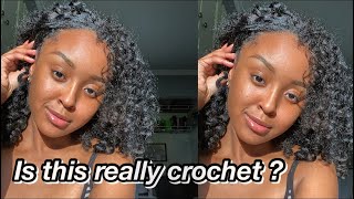 NATURAL LOOKING CROCHET CURLY HAIR [upl. by Derina]