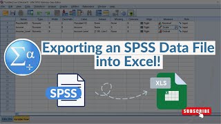 How to Export an SPSS Data File into Microsoft Excel [upl. by Narud]