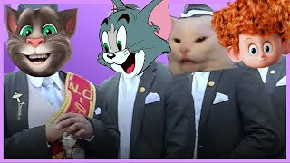 Talking Tom amp Tom and Jerry amp Cat Meme amp Hotel Transylvania  Coffin Dance Song  Astronomia Cover [upl. by Dawna]