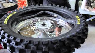 How To Change A Motorcycle Tire [upl. by Anij]