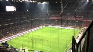 San Siro  Inter Mailand  AC Mailand 00 19042015  groundhopping [upl. by Spurgeon]