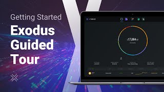 Exodus Wallet desktop tutorial [upl. by Naahs]