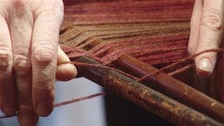 How To Set Up An Old Fashioned Loom [upl. by Enaujed962]