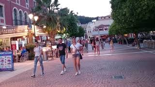 Dionysios Solomos Square in Zakynthos Town Greece [upl. by Slater]