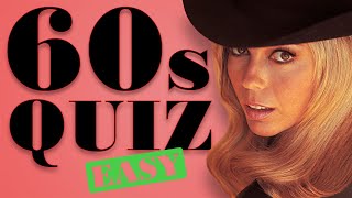 OLDIES but GOLDIES BIG HITS OF THE 60s  MUSIC QUIZ  Guess the song  Difficulty EASY [upl. by Dazhehs]