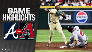 Braves vs Dbacks Game Highlights 7924  MLB Highlights [upl. by Riha231]