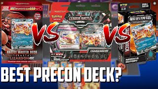 THE BEST POKEMON TCG PRECONSTRUCTED DECK IN THE WORLD League Battle vs Tactics vs Battle Master [upl. by Aneloc]