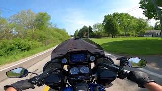 2022 Reef Blue Harley Davidson Road Glide Special M8 114 Stock Pipes Engine Sound Only [upl. by Lehet]