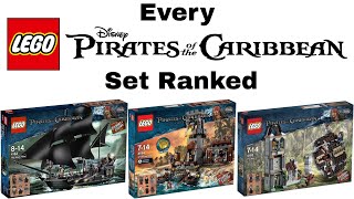 Every LEGO Pirates of the Caribbean 20112017 Set Ranked [upl. by Vada998]