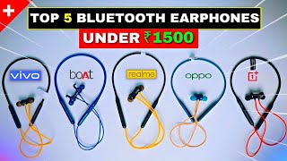 🔥Top 5 Best Neckband Under 1500🔥Best Neckbands Under ₹1500 In 2024⚡ [upl. by Howie]