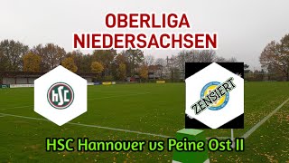 Oberliga Niedersachsen HSC Hannover vs Peine Ost II [upl. by Zoilla]