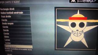 Call Of Duty Black Ops Emblem Editor Tutorial  One Piece [upl. by Pudens305]