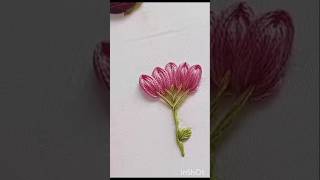 Gorgeous beautiful flower embroidery design flowerdesign [upl. by Georgianne]