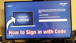 How to Sign In Amazon Prime Video Account from Smart TV Enter Your Code Where [upl. by Flavia]