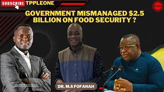 BREAKING  EXPOSE 001 GOVERNMENT MISMANAGED 25 BILLION ON FOOD SECURITY [upl. by Adnahsat]