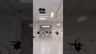 How we perform the Pas Brisé en Tournant in Jump Combination  Vaganova training in California [upl. by Narret]