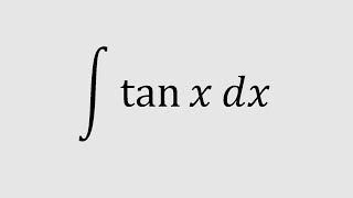 integral tanx dx  integrate tanx dx  Integral of tanx dx  integral of tan x dx [upl. by Doraj]