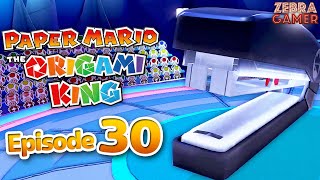 Paper Mario The Origami King Gameplay Part 30  Stapler Boss Fight Origami Castle [upl. by Trauner]