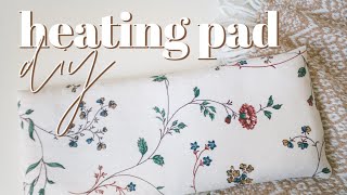 How to Make a Heating Pad with Rice Easy Scrap Fabric Project [upl. by Dnalyram]