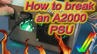 Commodore Amiga A2000 PSU Repair Fix break then fix again [upl. by Anitsihc]