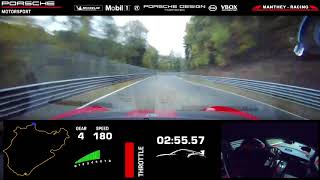 991 GT2 rs Manthey Racing Nurburgring record in 6 MIN40 [upl. by Nicolau785]