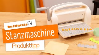 Stanz und Prägemaschine  Produkttipp  buttinette TV DIY [upl. by Barolet348]