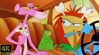 Driving Mr Pink 1994 Pink Panther Cartoon 4K FTD1332 [upl. by Evvy353]