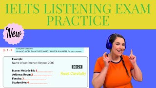 NAME OF CONFERENCE  IELTS LISTENING PRACTICE TEST [upl. by Eirrod]