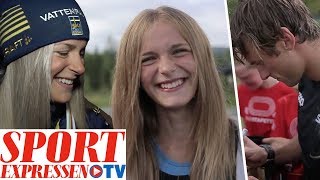 Frida Karlsson 13 år ”Northug är min största idol” [upl. by Larkin]