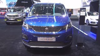 Peugeot Rifter Allure BlueHDi 100 BVM6 EURO6 2018 Exterior and Interior [upl. by Hett]