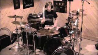 Skillet  Rebirthing iTunes Session  Drum Cover  Brooks [upl. by Undry]