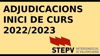 Assemblea adjudicacions inici de curs 2022  2023 [upl. by Zampino]