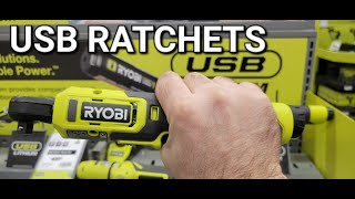 USB 4V Ryobi Ratchets are here [upl. by Ailhat332]