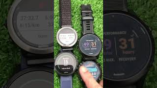 6 km Run Garmin Fenix 6 Pro vs Garmin Forerunner 945 vs Forerunner 935 vs Forerunner 645 music [upl. by Newbill30]