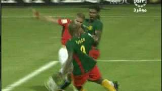 Zidans assist in African Cup Of Nations final 2008  Egypt vs Cameroon 10 [upl. by Eneluqcaj447]