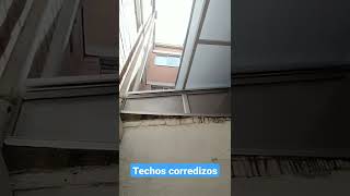 Techo corredizo para patio [upl. by Asirac6]