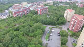 Drone flight over Guldheden Gothenburg [upl. by Koosis]