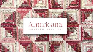 Americana Quilting  Log Cabin Star Quilt [upl. by Zellner886]