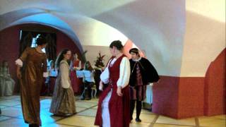 16th Century Italian Dance  Lo Spagnoletto  Cesare Negri  Soubor Anello [upl. by Bjork]