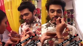 Erica Baby Feeds Parth Samthaan After BreakUp Rumors Erica Parth on Set Kasauti [upl. by Boy93]