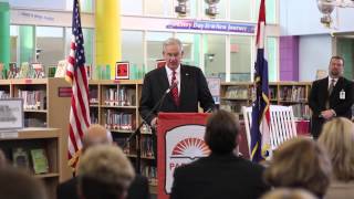 Gov Nixon recognizes Parkway School District for continued academic excellence [upl. by Eniarrol]