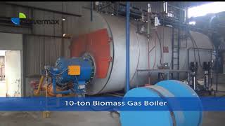 Biomass Gasification Boiler biomass gasifier boiler biomass gas for kilndryerupdraft gasifier [upl. by Otter]