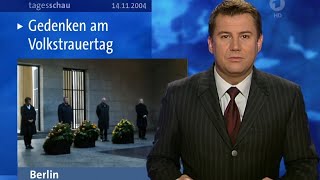 Tagesschau vor 20 Jahren 14112004  Jens Riewa und Monica Lierhaus [upl. by Pickett]